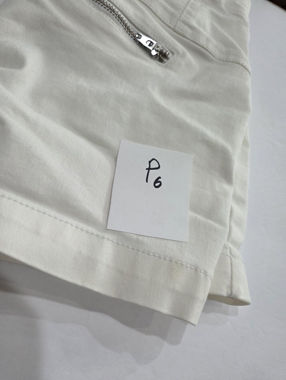 Boom Boom Jeans White High-Waist Women's Shorts SZ.1 - Picture 8 of 9